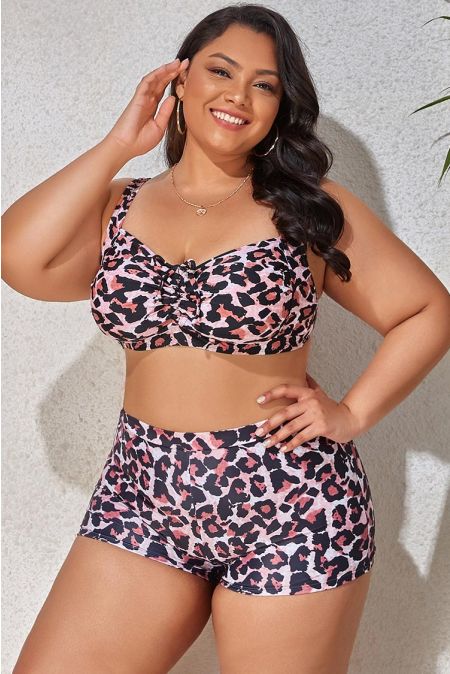 Kamoni Leopard Plus Size Bikini
