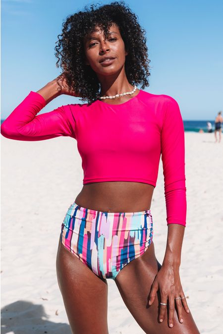 Kamoni Abstract Print Tankini
