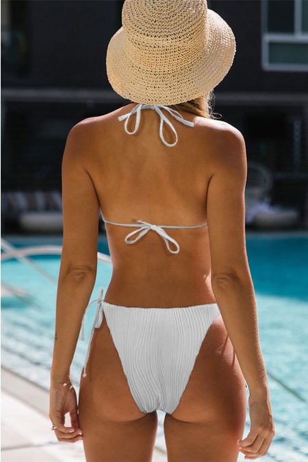Kamoni Textured Triangle Bikini