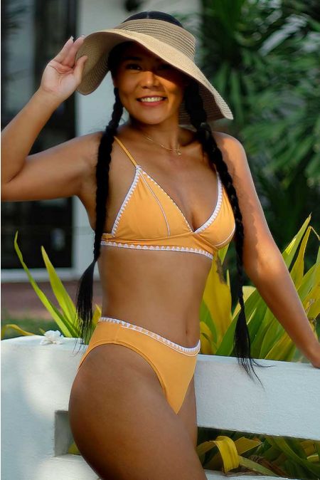 Kamoni Triangle High Waist Bikini