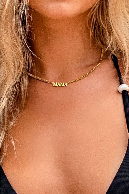 Kamoni MAMA Letter Necklace