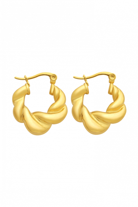 Kamoni Croissant Hoop Earrings