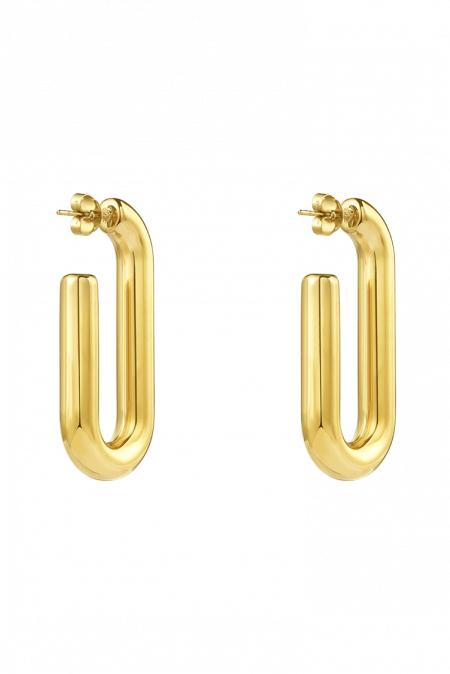 Kamoni U-shaped Hollow Earrings
