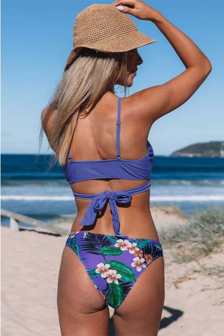 Kamoni Tropical Print Bikini