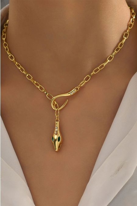 Kamoni Gold Retro Necklace
