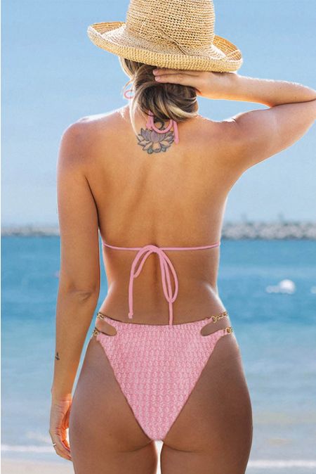 Kamoni Solid Color Bikini