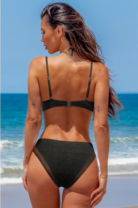 Kamoni Solid Mesh Bikini